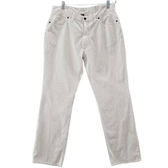 Polo Ralph Lauren Jeans Men's 34 x 34 Dungarees White Straight Leg Casual